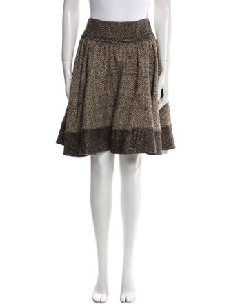 Diane von Furstenberg Printed Knee-Length Skirt