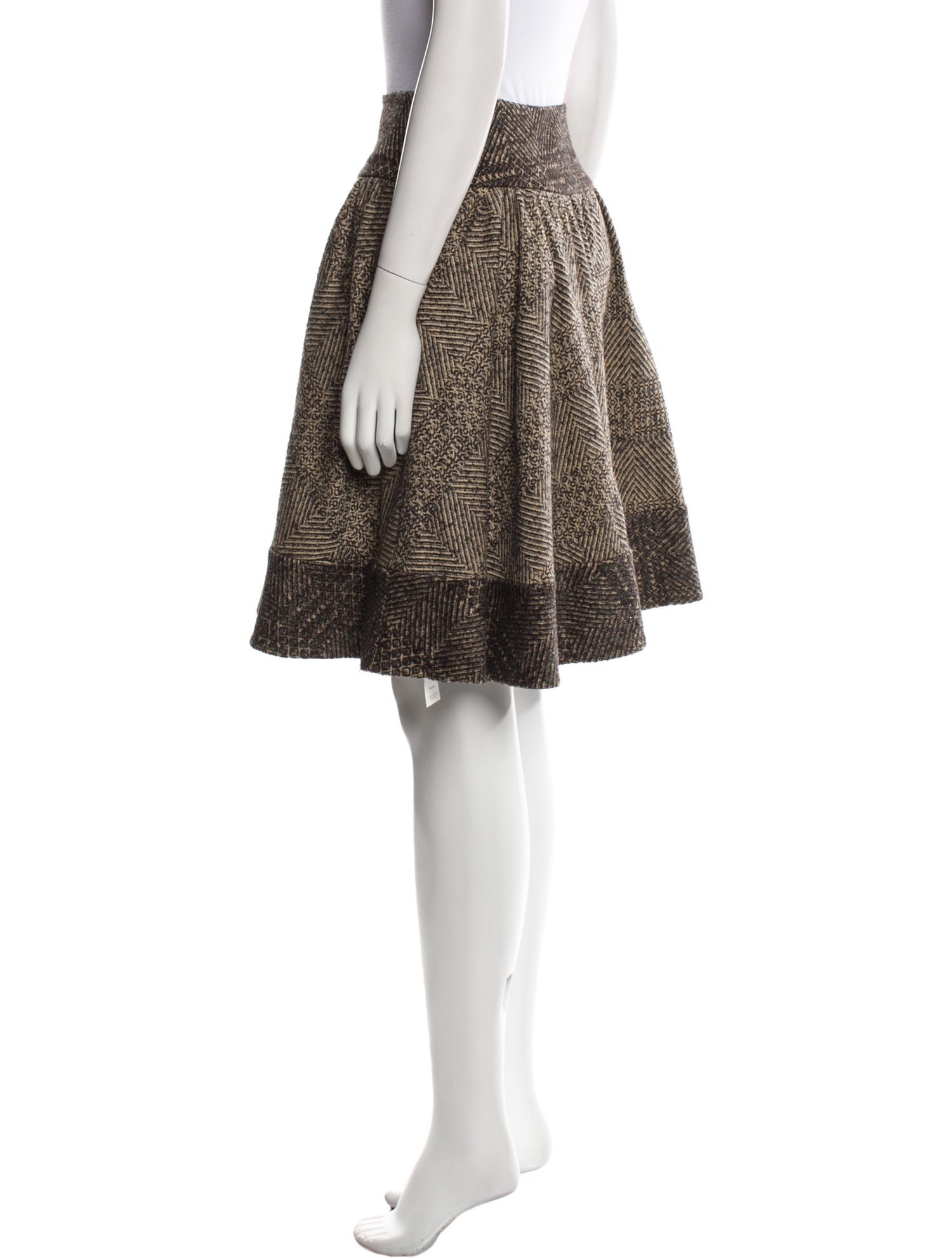 Diane von Furstenberg Printed Knee-Length Skirt