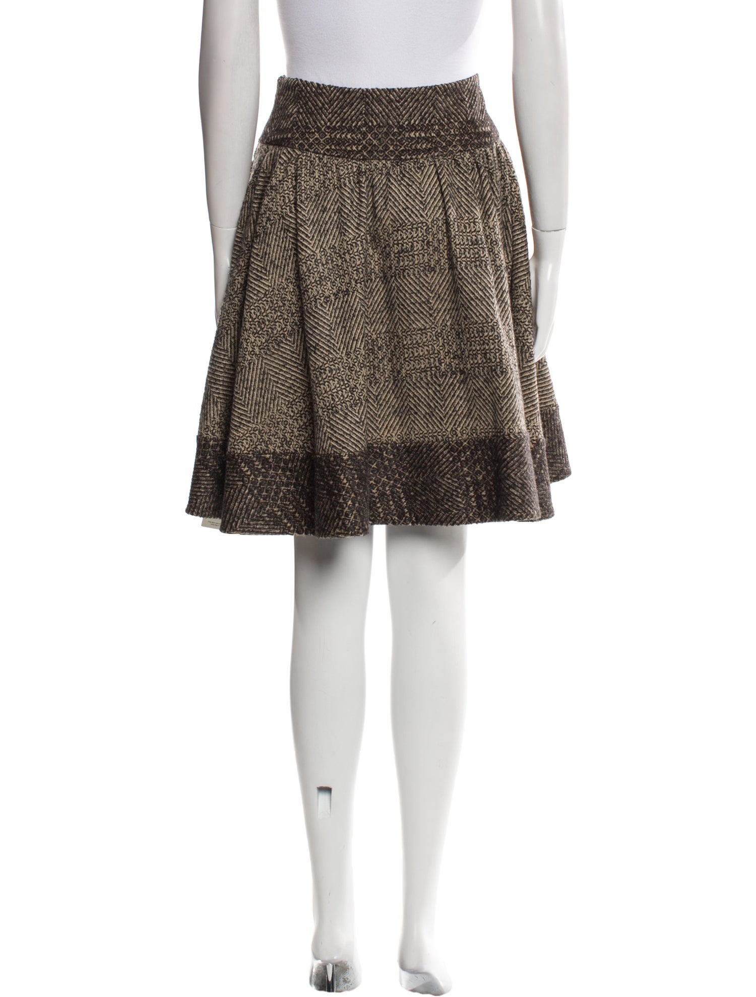 Diane von Furstenberg Printed Knee-Length Skirt