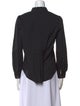 Diane von Furstenberg Mock Neck Long Sleeve Polo