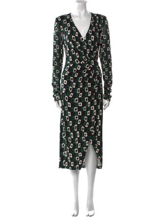 Diane von Furstenberg Printed Long Dress