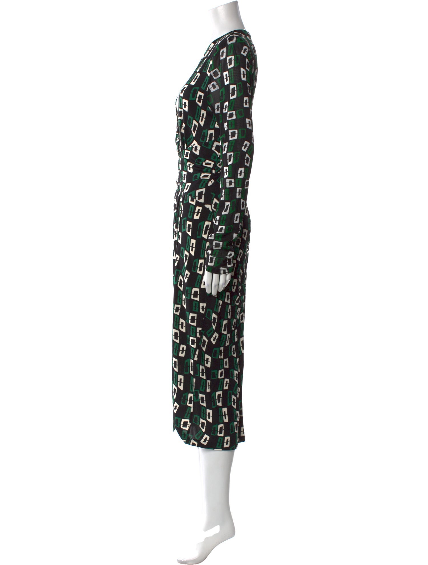 Diane von Furstenberg Printed Long Dress
