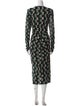Diane von Furstenberg Printed Long Dress