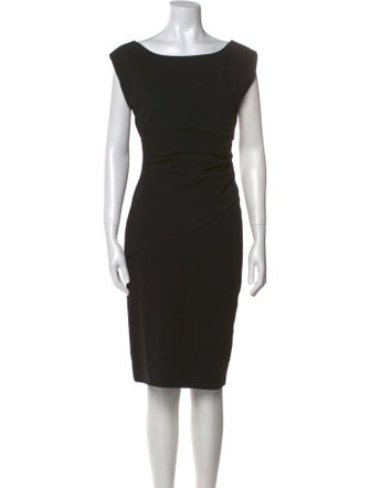 Diane von Furstenberg Bateau Neckline Mini Dress