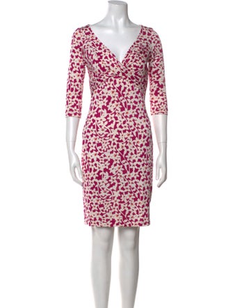 Diane von Furstenberg Silk Knee-Length Dress