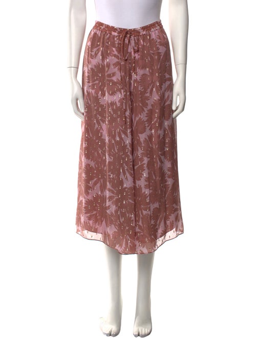 Diane von Furstenberg Silk Wide Leg Pants