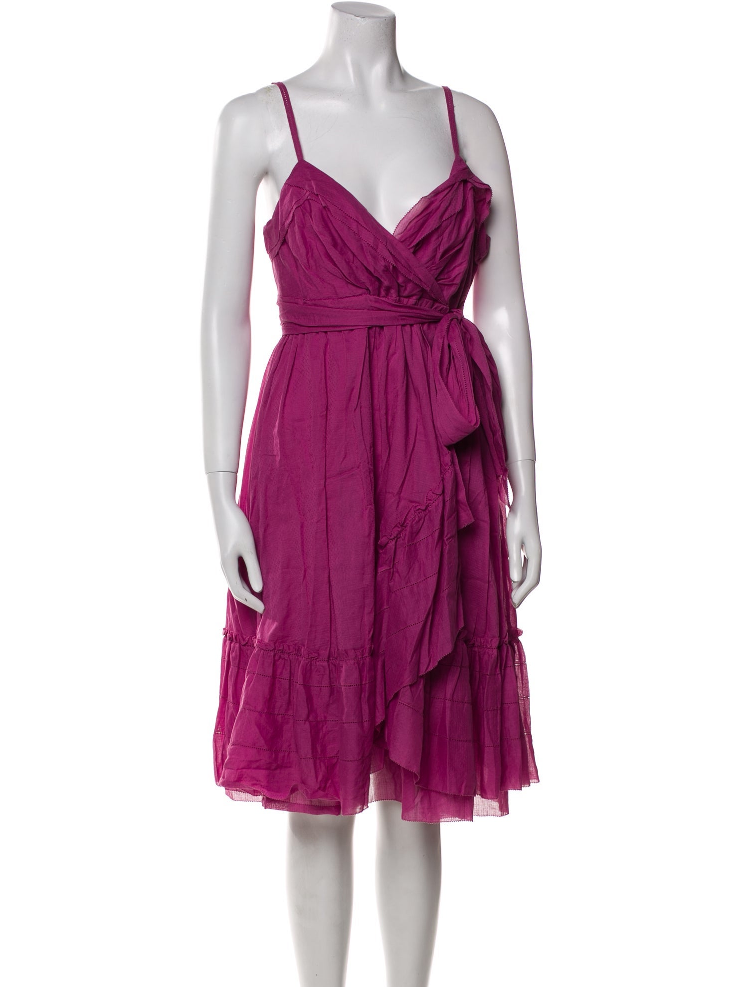 Diane von Furstenberg V-Neck Knee-Length Dress