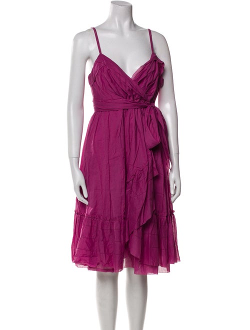 Diane von Furstenberg V-Neck Knee-Length Dress