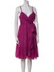 Diane von Furstenberg V-Neck Knee-Length Dress