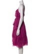 Diane von Furstenberg V-Neck Knee-Length Dress