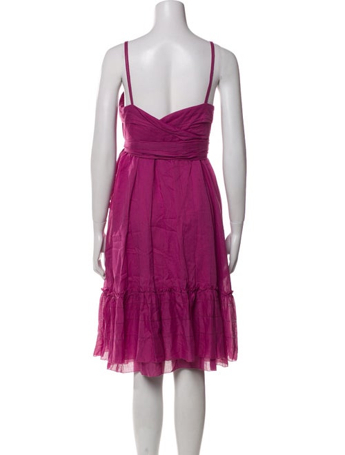 Diane von Furstenberg V-Neck Knee-Length Dress