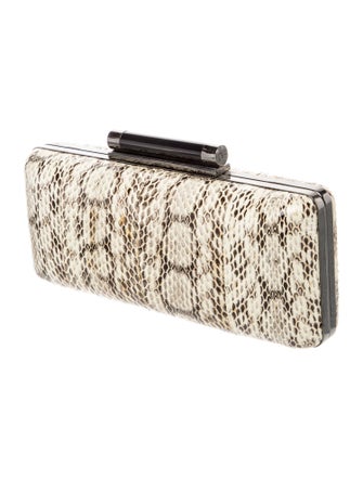 Diane von Furstenberg Snakeskin Minaudière