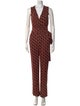 Diane von Furstenberg Silk Animal Print Jumpsuit