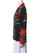 Diane von Furstenberg Silk Floral Print Blouse