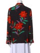 Diane von Furstenberg Silk Floral Print Blouse