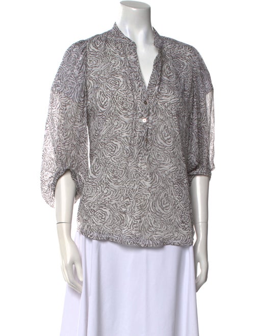 Diane von Furstenberg Silk Printed Top
