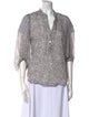 Diane von Furstenberg Silk Printed Top