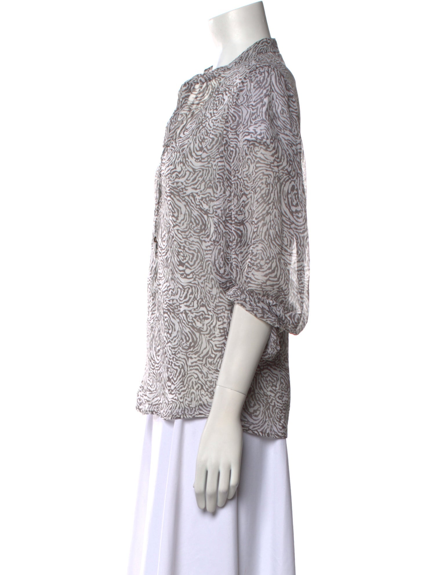 Diane von Furstenberg Silk Printed Top