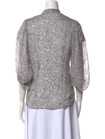 Diane von Furstenberg Silk Printed Top