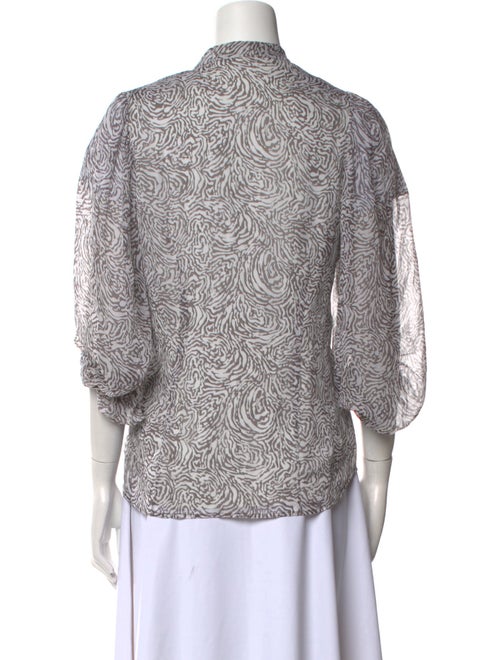 Diane von Furstenberg Silk Printed Top