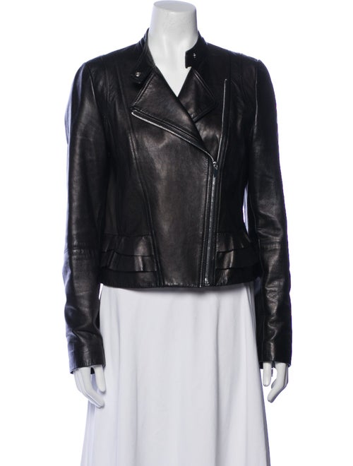 Diane von Furstenberg Leather Biker Jacket