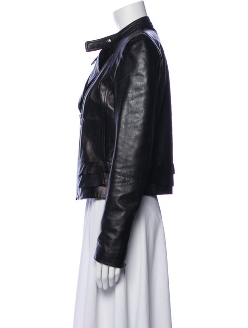 Diane von Furstenberg Leather Biker Jacket