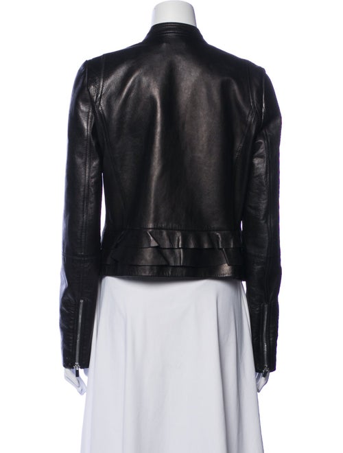 Diane von Furstenberg Leather Biker Jacket