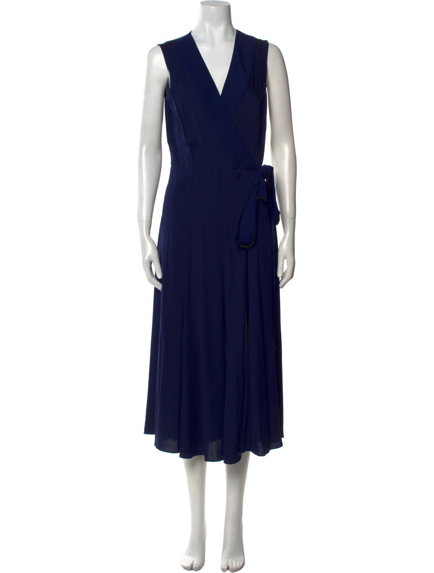 Diane von Furstenberg V-Neck Long Dress