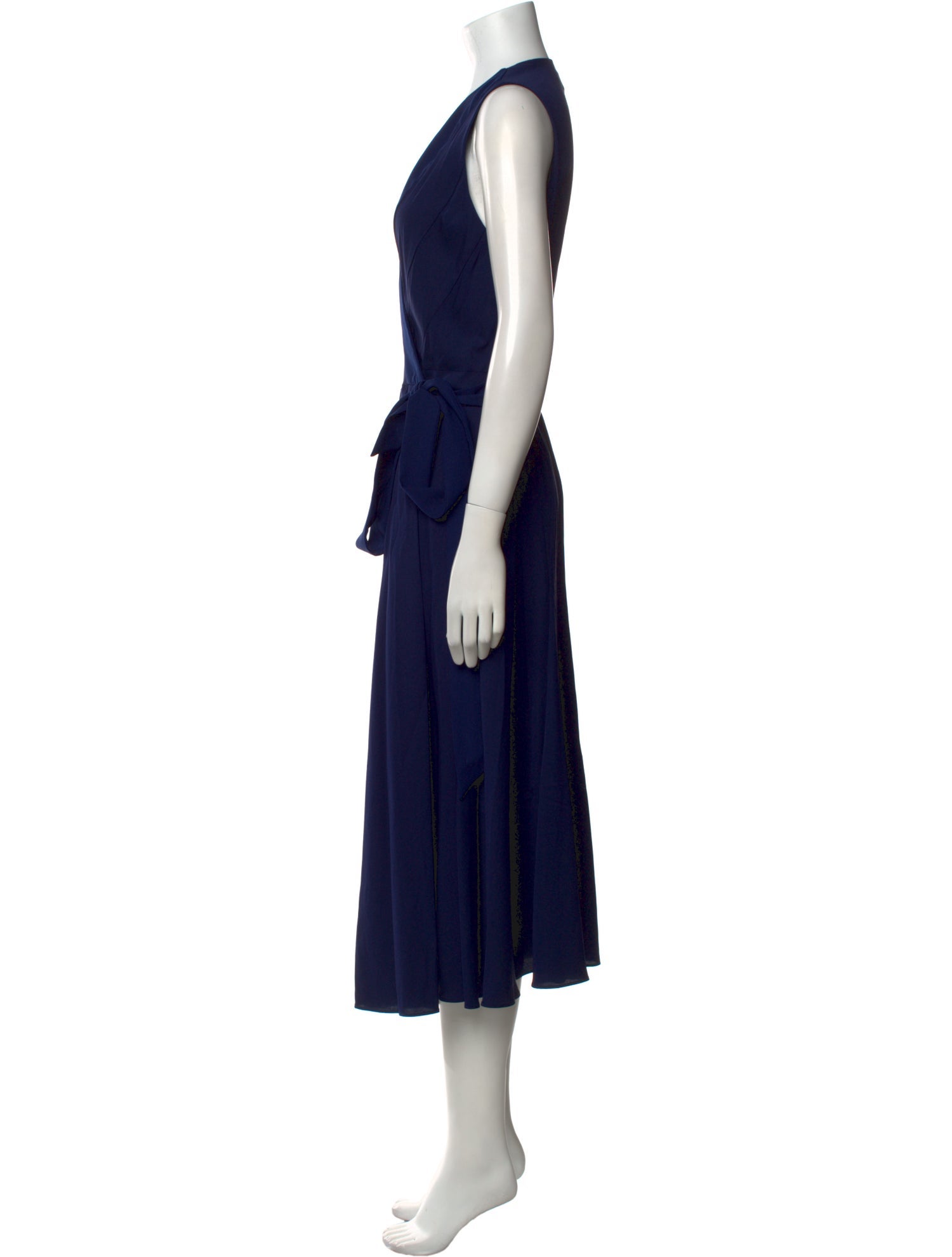 Diane von Furstenberg V-Neck Long Dress
