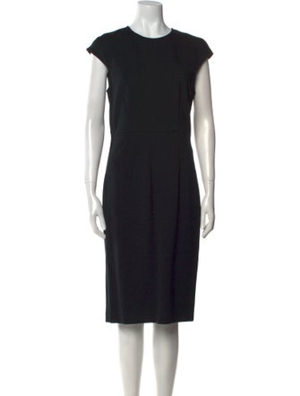 Diane von Furstenberg Crew Neck Midi Length Dress