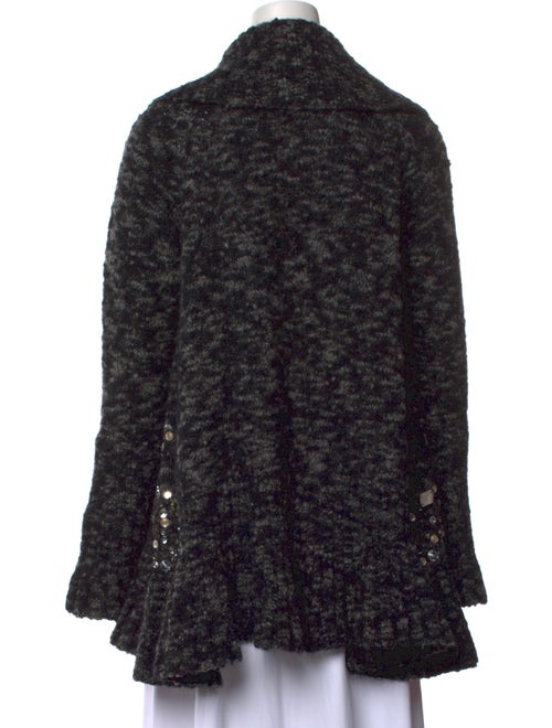 Diane von Furstenberg Wool Open Front Sweater