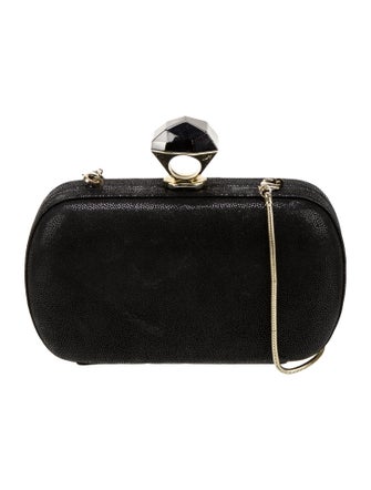 Diane von Furstenberg Leather Minaudière