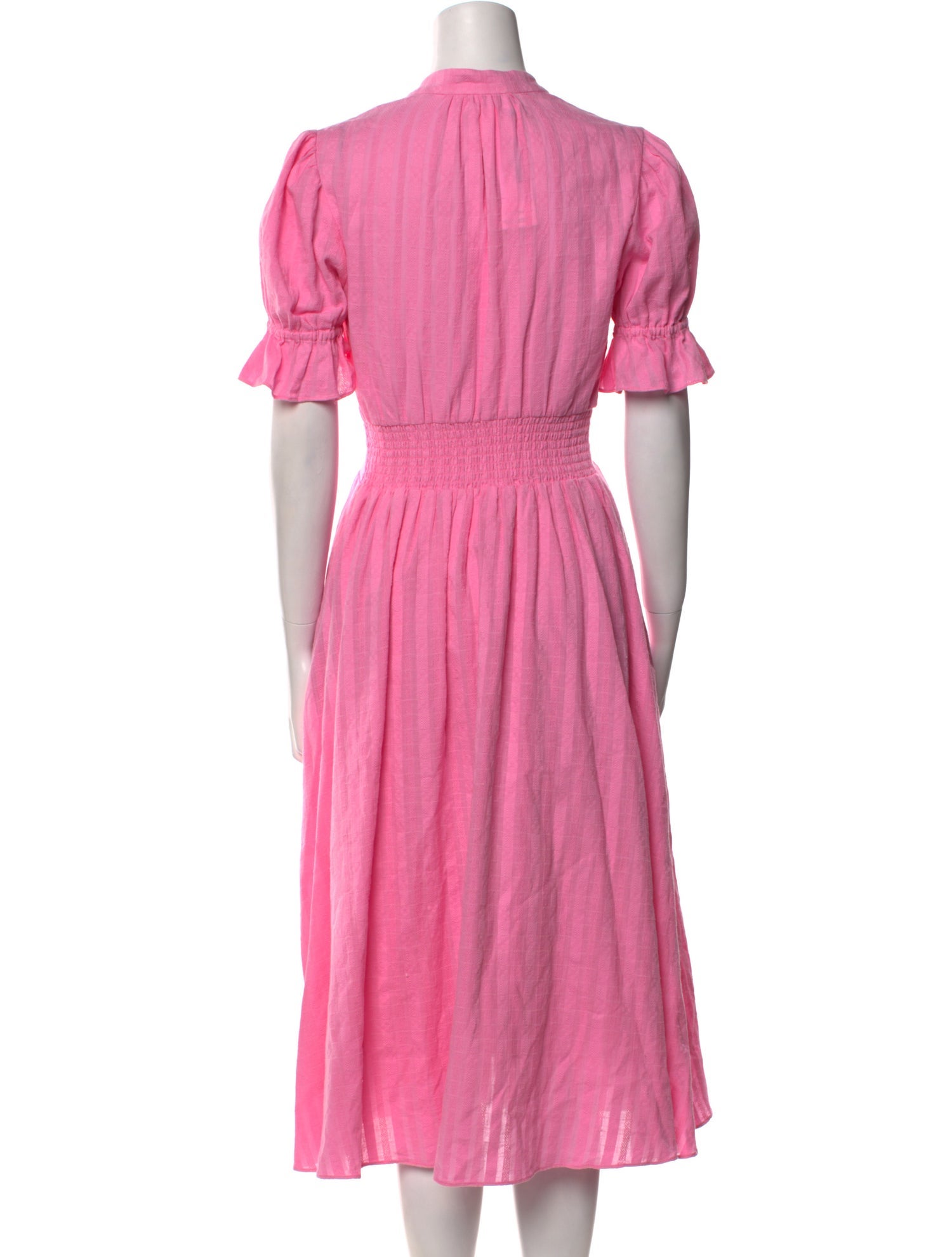 Diane von Furstenberg V-Neck Midi Length Dress