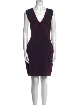 Diane von Furstenberg V-Neck Mini Dress