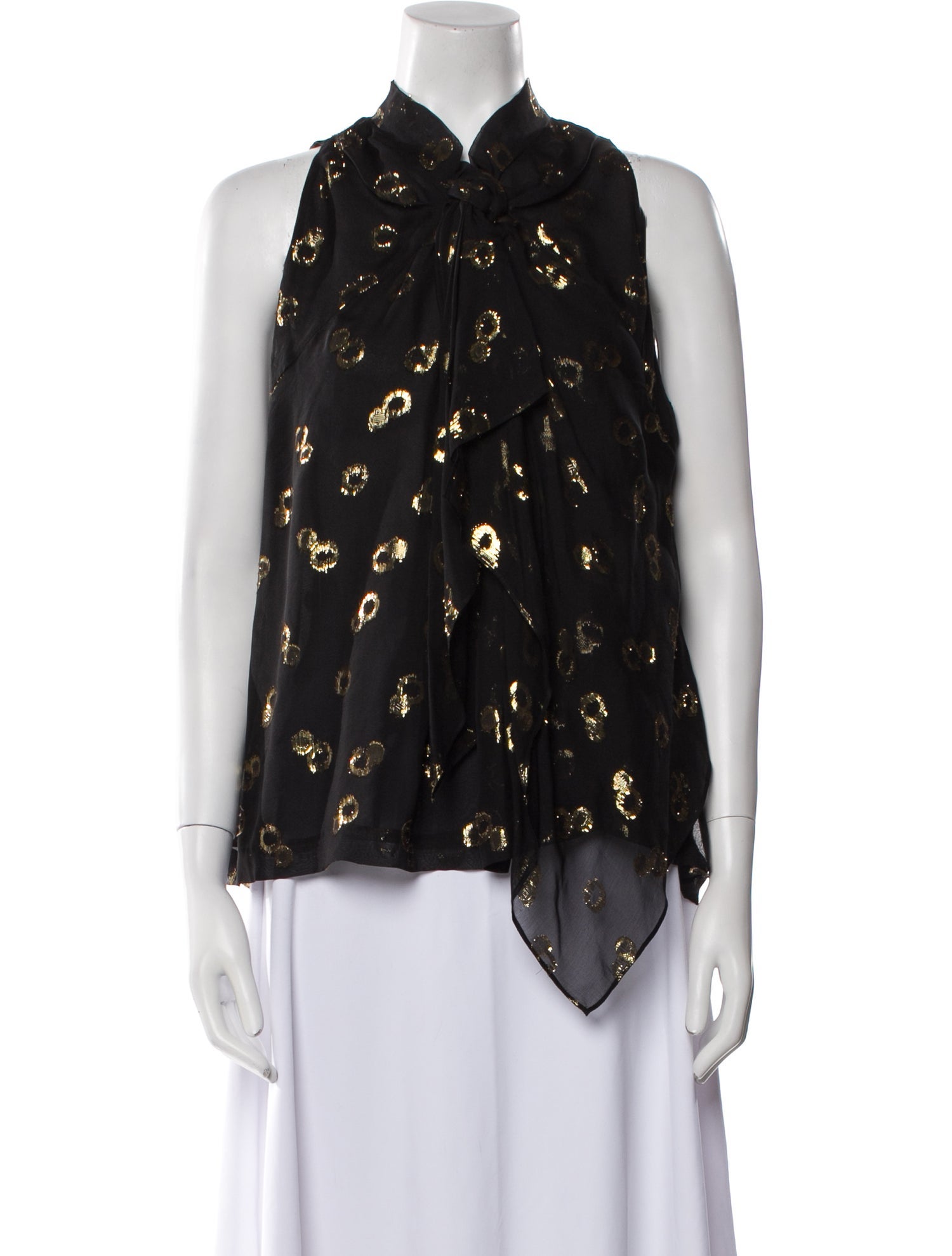 Diane von Furstenberg Silk Printed Blouse