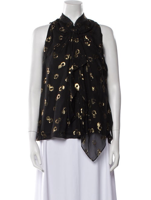 Diane von Furstenberg Silk Printed Blouse