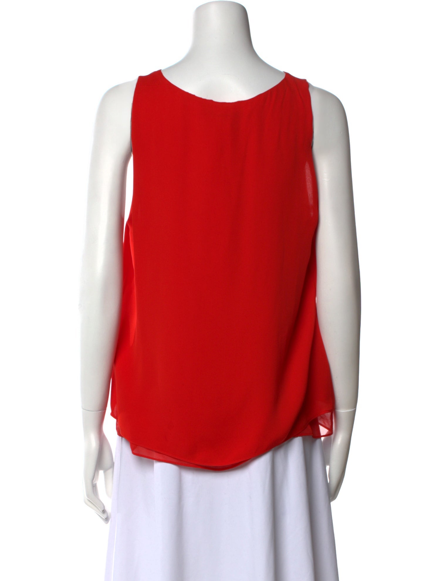 Diane von Furstenberg Silk Scoop Neck Blouse