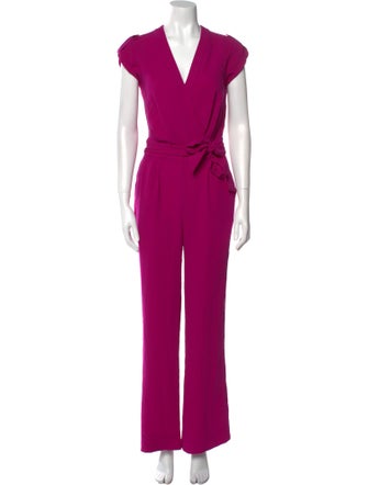 Diane von Furstenberg V-Neck Jumpsuit