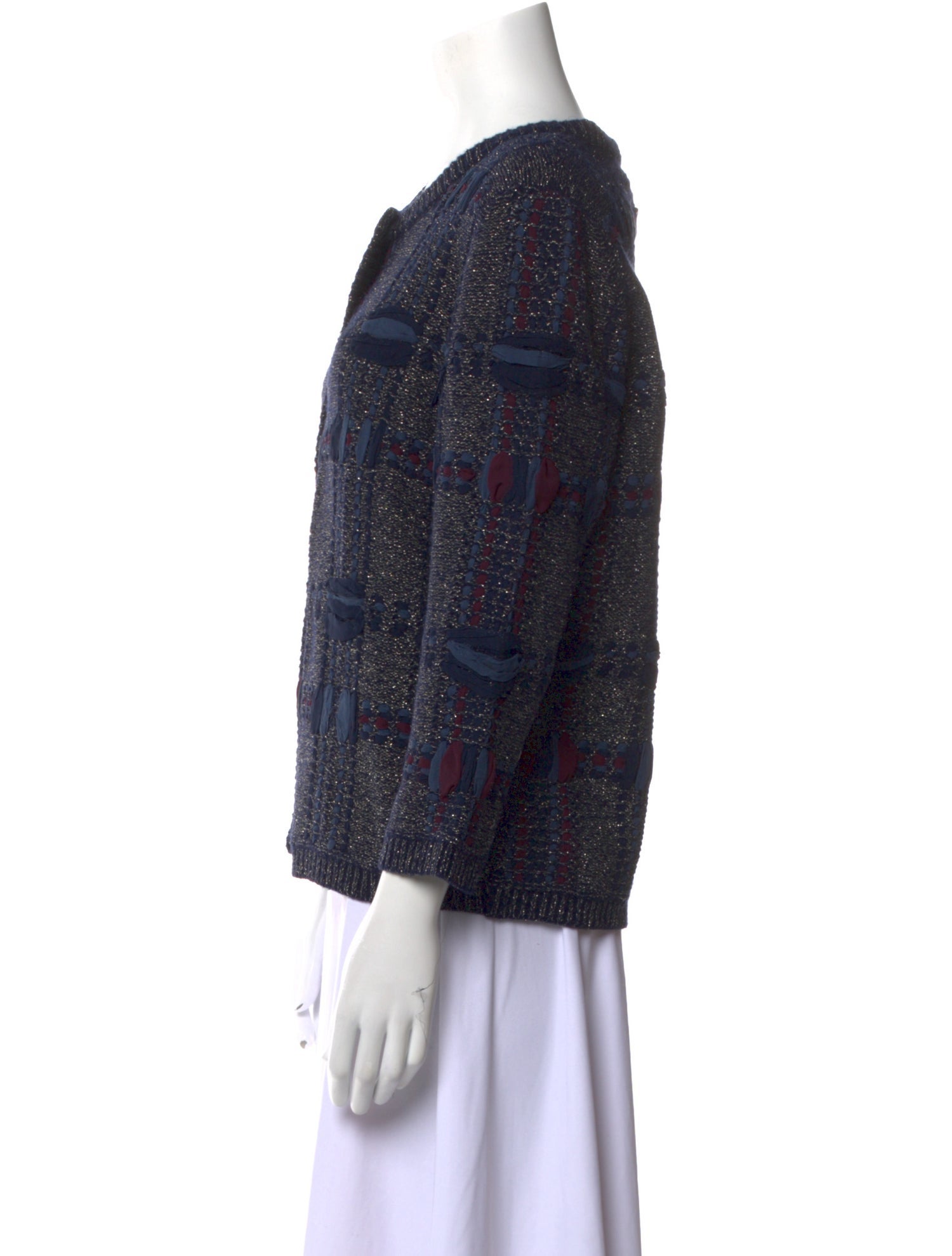 Diane von Furstenberg Lambswool Printed Sweater