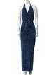 Diane von Furstenberg Silk Printed Jumpsuit