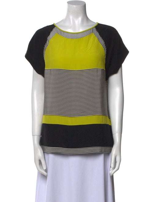 Diane von Furstenberg Silk Striped Top