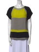 Diane von Furstenberg Silk Striped Top