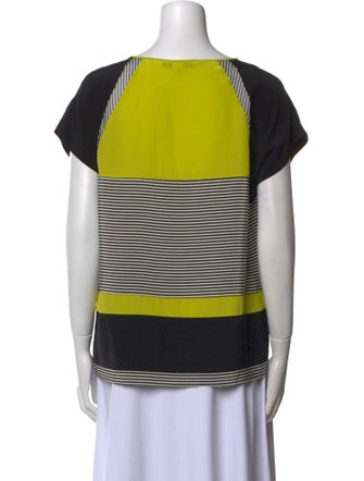 Diane von Furstenberg Silk Striped Top