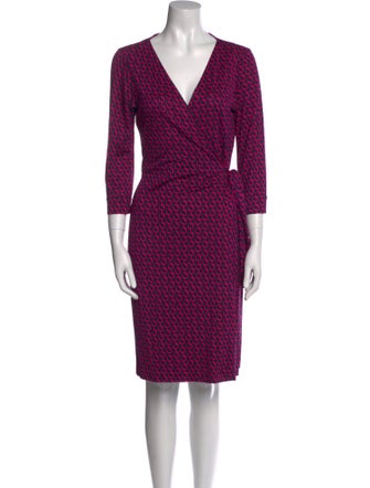 Diane von Furstenberg Silk Knee-Length Dress