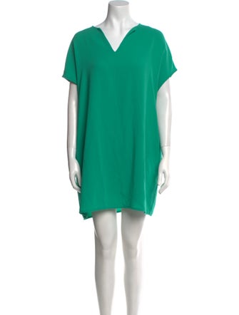Diane von Furstenberg V-Neck Mini Dress