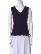 Diane von Furstenberg V-Neck Sleeveless Top
