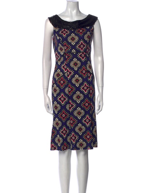 Diane von Furstenberg Silk Knee-Length Dress