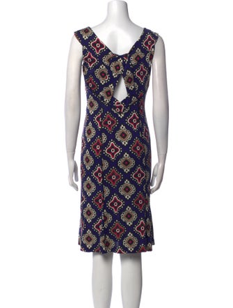 Diane von Furstenberg Silk Knee-Length Dress
