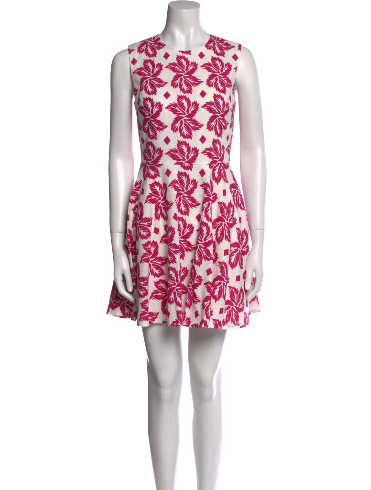 Diane von Furstenberg Floral Print Mini Dress