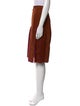 Diane von Furstenberg Suede Knee-Length Skirt